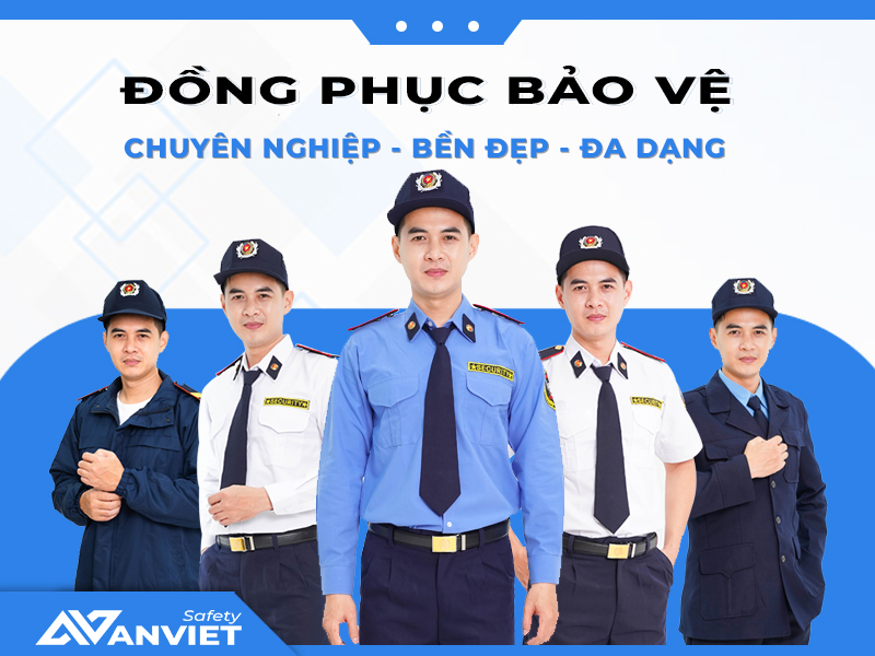 Đồng phục bảo vệ đa dạng kích thước, kiểu dáng, mẫu mã.