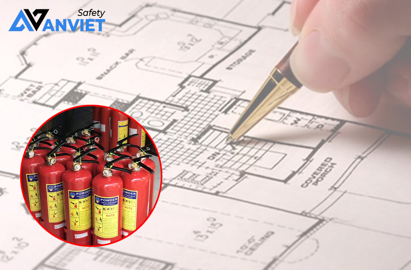 Tìm hiểu ký hiệu bình chữa cháy trên bản vẽ.
