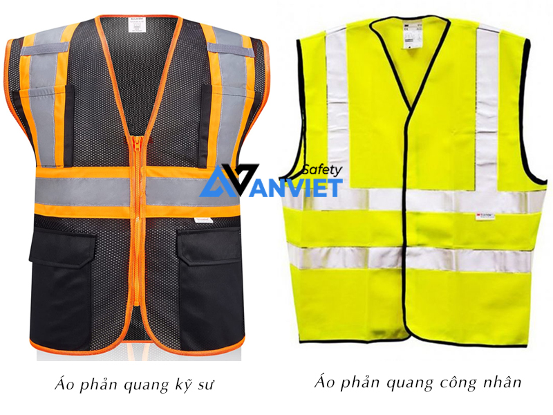 Áo phản quang kỹ sư và công nhân.