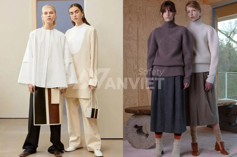 Thời trang cao cấp từ vải Cashmere.