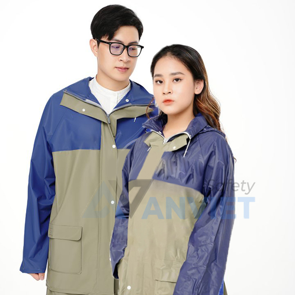 Áo mưa K12 A06 được thiết kế phối 2 màu độc đáo