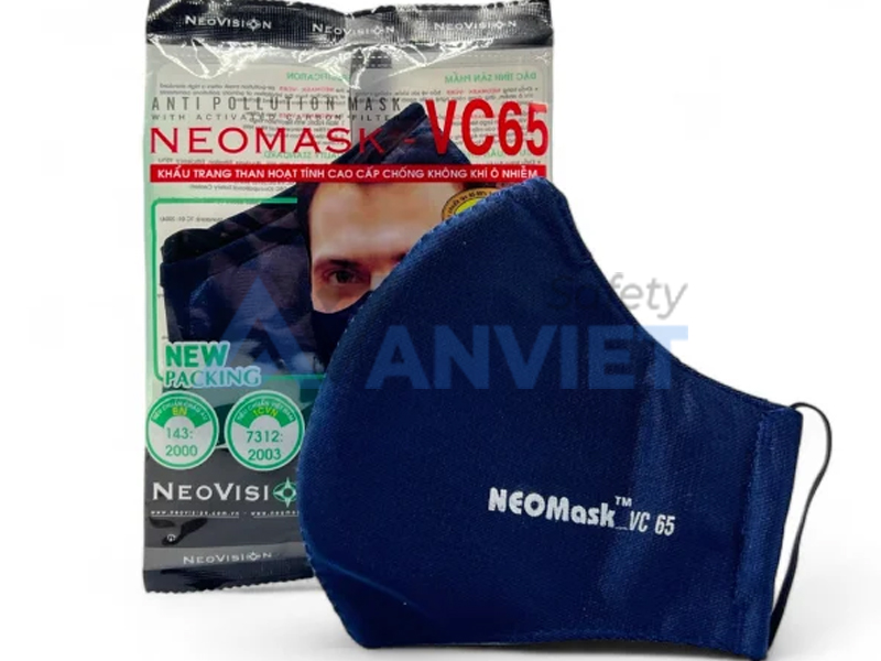Khẩu trang chống bụi xi măng NeoMask VC65.