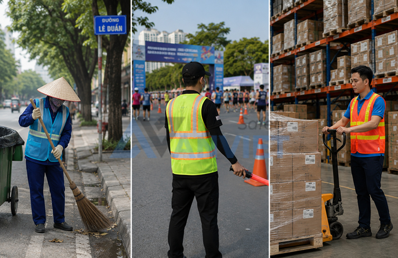 Lựa chọn áo lưới phản quang gọn nhẹ, thông thoáng và tiết kiệm chi phí.