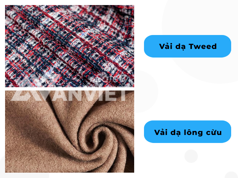 Vải dạ Tweed, vải dạ lông cừu.