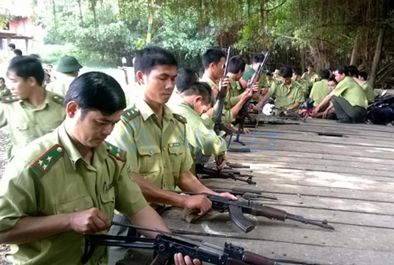 Bộ đồng phục kiểm lâm xuân hè.