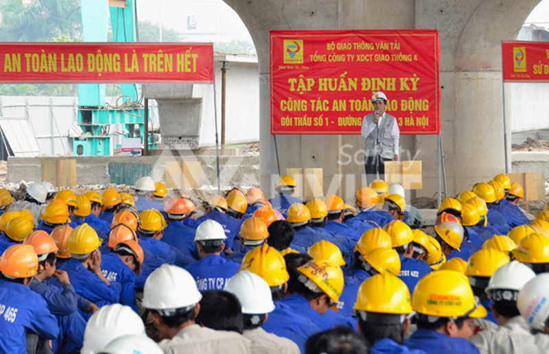 Khẩu hiệu an toàn xây dựng giúp nâng cao ý thức làm việc an toàn.