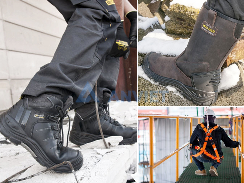 Thiết bị bảo vệ tay, chân và cơ thể.