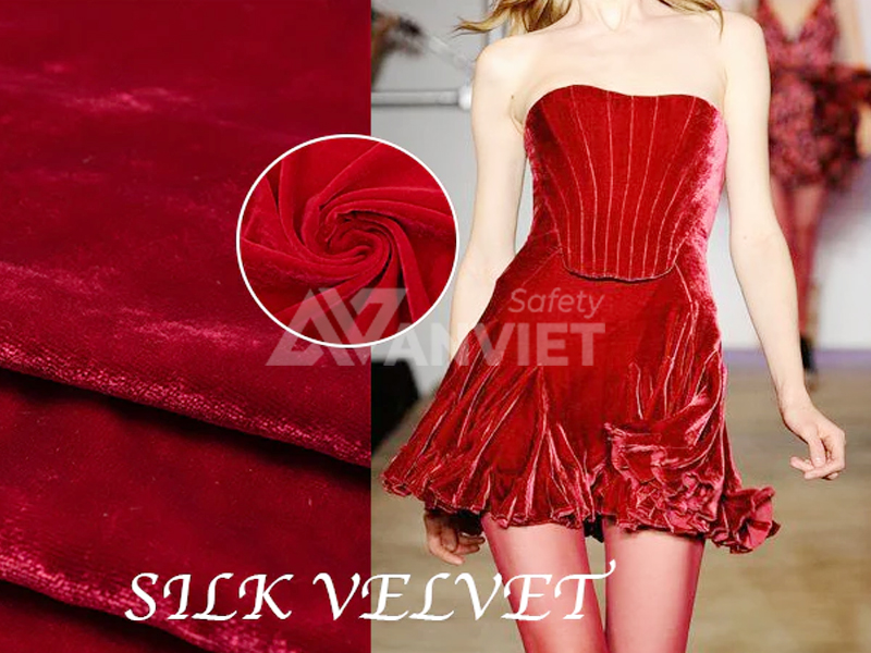 Vải nhung lụa (Silk Velvet).