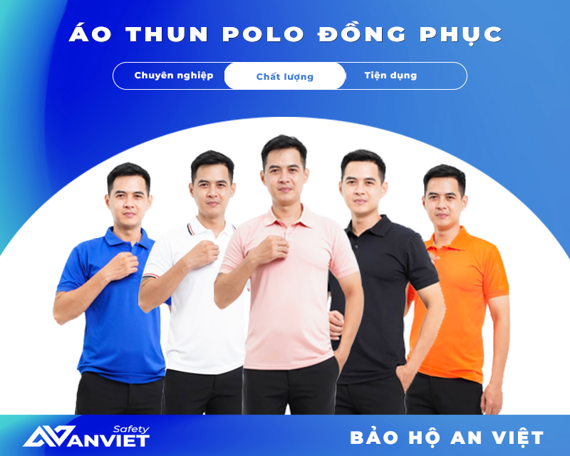 Đa dạng mẫu mã áo thun polo đồng phục tại An Việt.