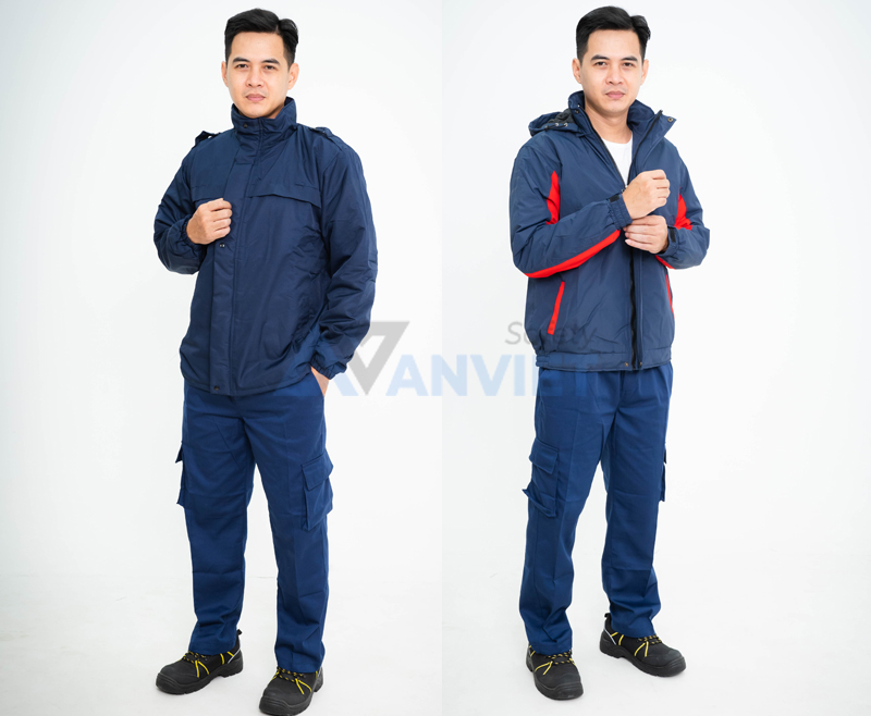 Đồng phục bảo hộ từ vải gió.