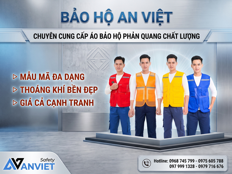 Bảo Hộ An Việt cung cấp áo gile phản quang chất lượng, uy tín.