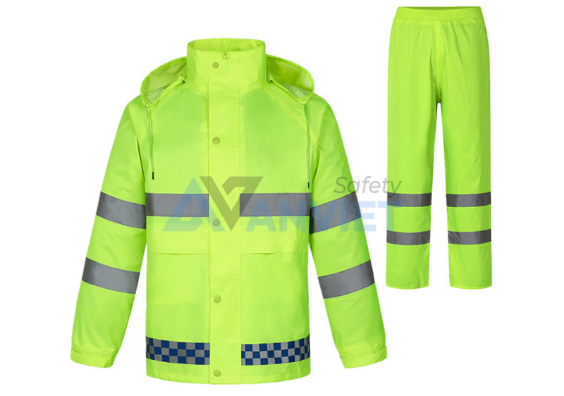 Bộ quần áo mưa chuyên dụng vải PU.