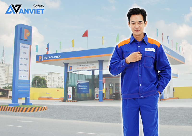 Đồng phục xăng dầu bảo vệ công nhân, góp phần xây dựng hình ảnh chuyên nghiệp cho công ty.