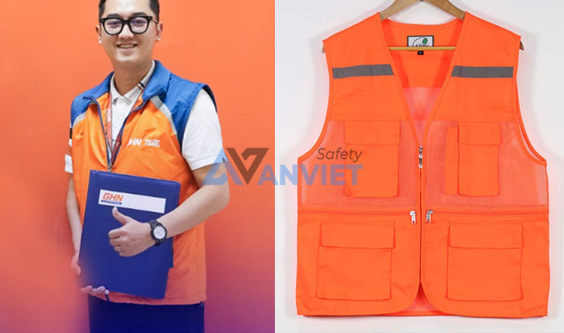 Áo gile phản quang giao hàng nhanh.