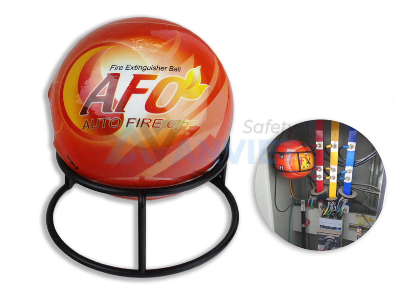 Bảo quản và sử dụng đúng cách quả cầu chữa cháy tự động.