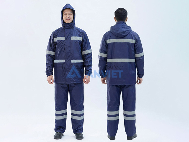 Bộ áo mưa phản quang 2 lớp AV13.