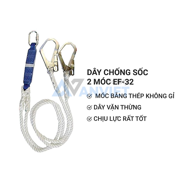 Dây treo an toàn  móc Adela EF-32 có khả năng chịu tải trọng lên tới 200kg