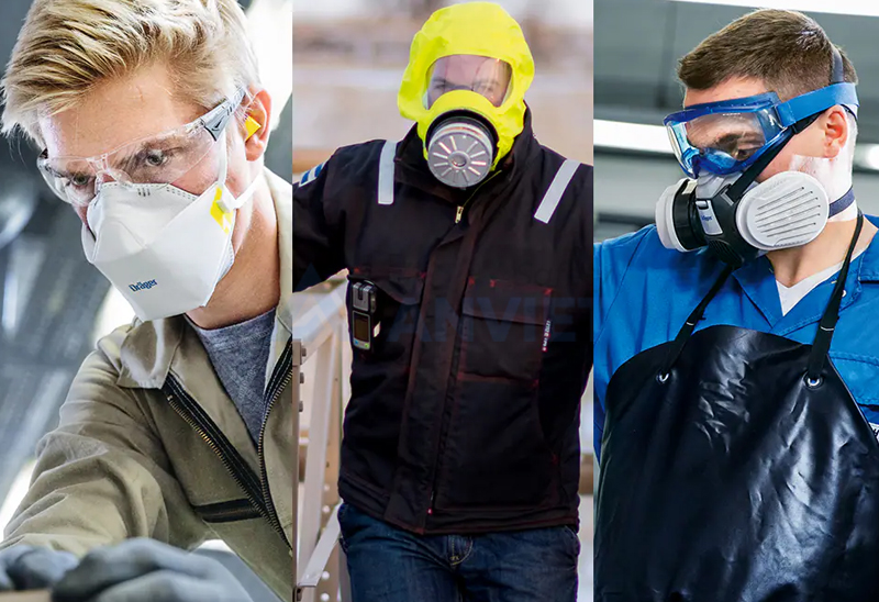 Thiết bị bảo vệ hệ hô hấp.