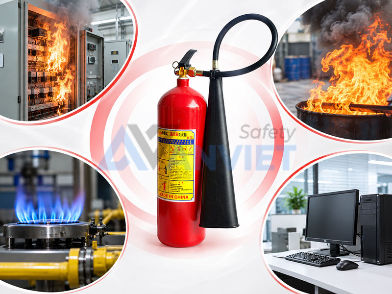 Ứng dụng bình chữa cháy MT5 trong thực tế.