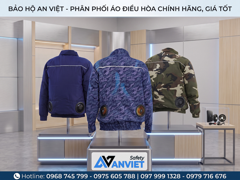 Chọn mua áo khoác điều hòa chính hãng tại Bảo Hộ An Việt.