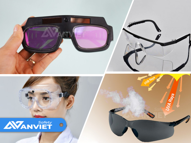 Kính bảo hộ được sản xuất với đa dạng kiểu dáng và chức năng.