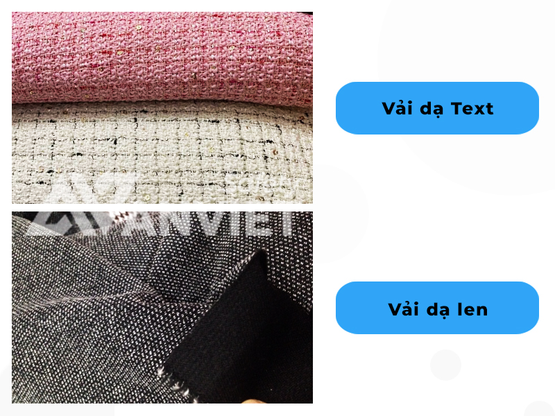 Vải dạ Text, vải dạ len.