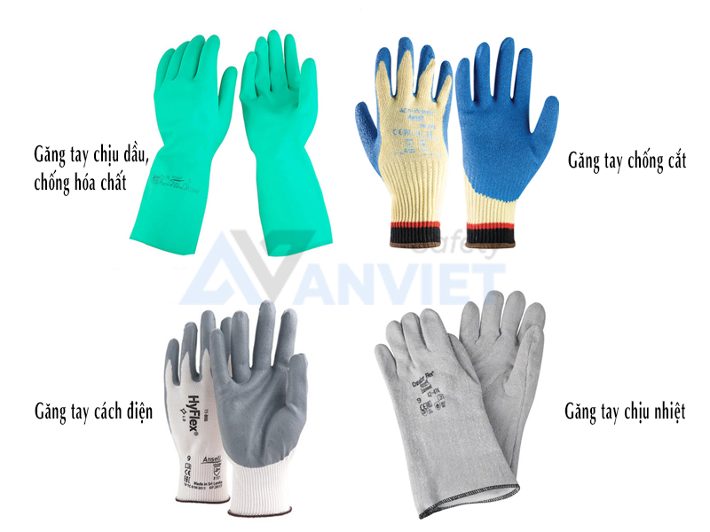 Các dòng găng tay bảo hộ Ansell phổ biến.