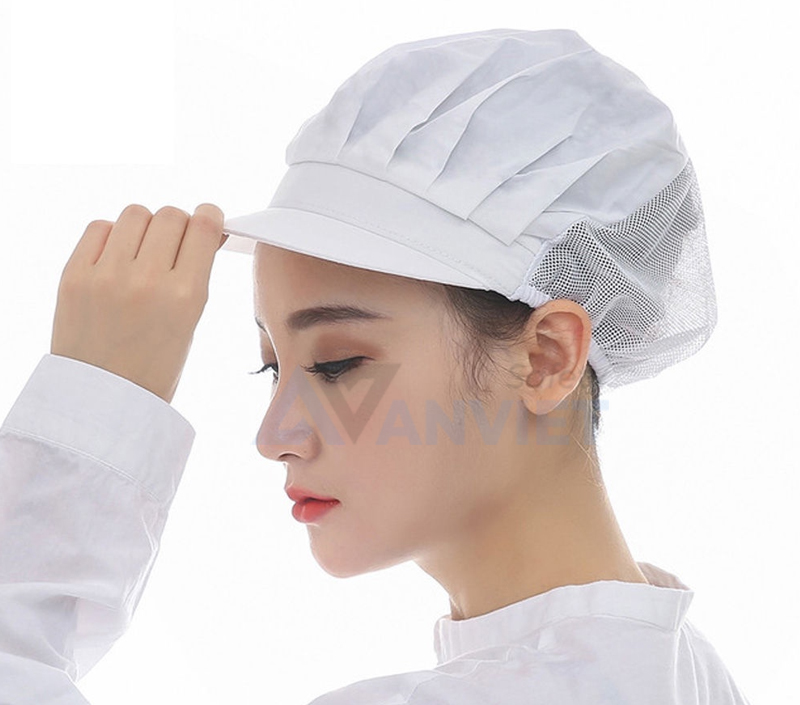 Mũ vải chống tĩnh điện phòng sạch.