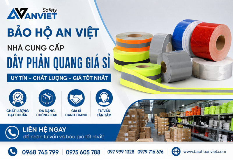 Bảo Hộ An Việt cung cấp dây phản quang chất lượng, uy tín.