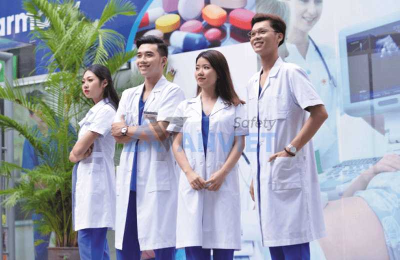 Áo Blouse y tế.