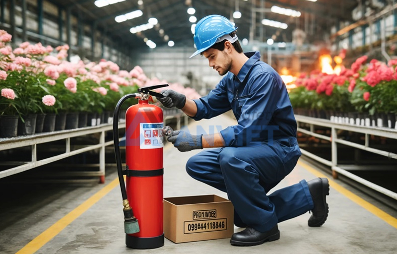 Lưu ý khi tự kiểm tra bình chữa cháy tại nhà hoặc nơi làm việc.