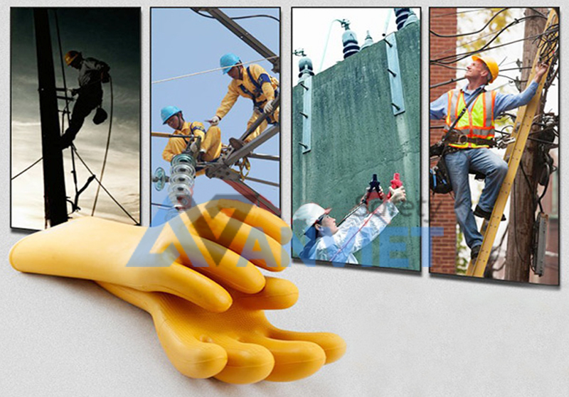 Bao tay chống điện giật 24kV Vicadi T114.