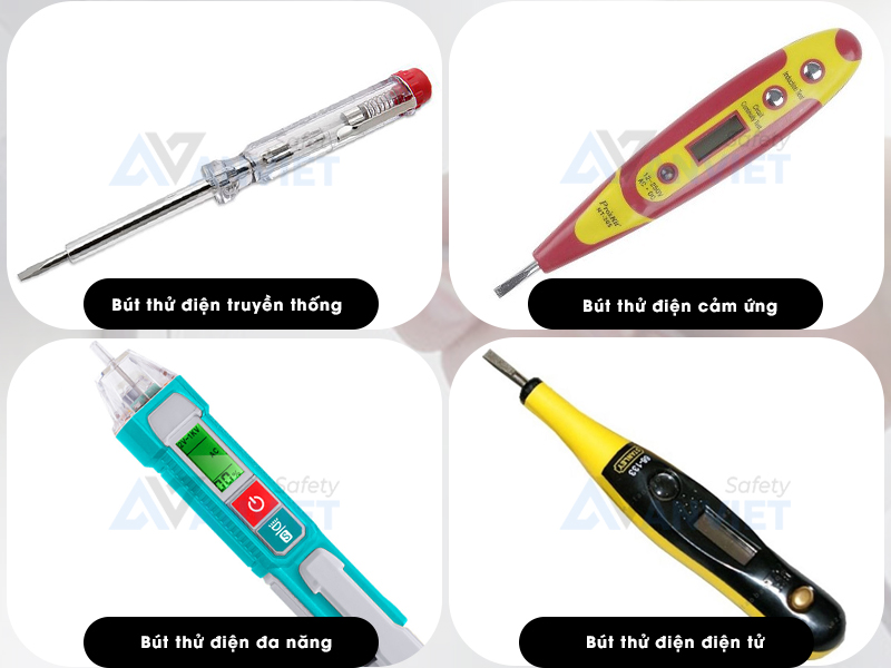 Các dòng bút thử điện phổ biến.