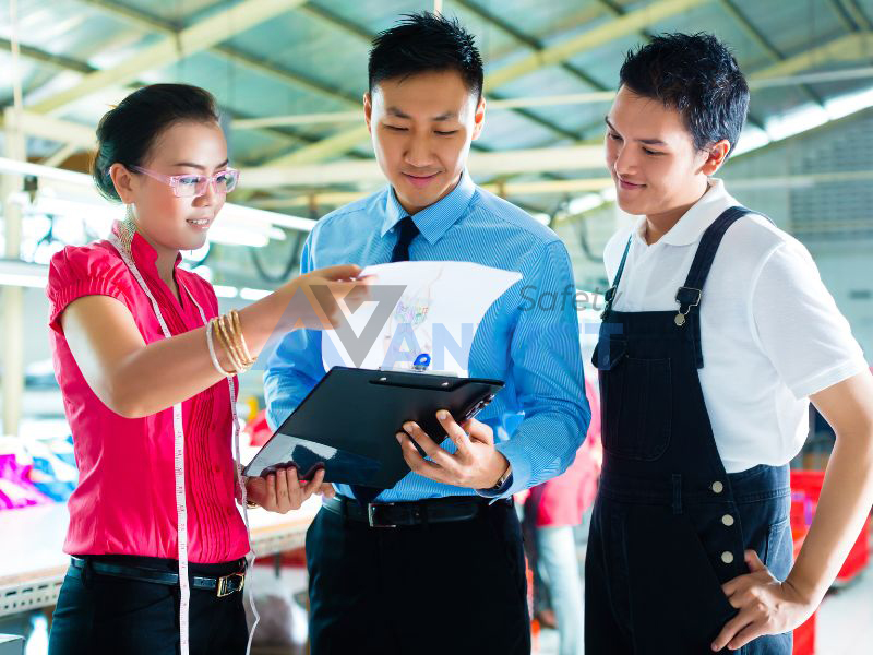 Chi tiết sơ đồ quy trình sản xuất may mặc