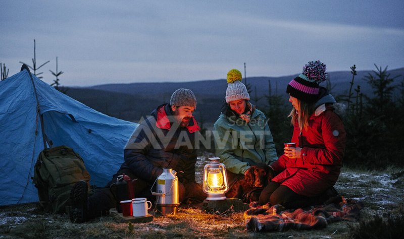 Vải gió được ứng dụng trong dã ngoại và các hoạt động ngoài trời.