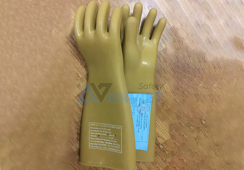 Bao tay chống điện giật 22kV Vicadi T113.