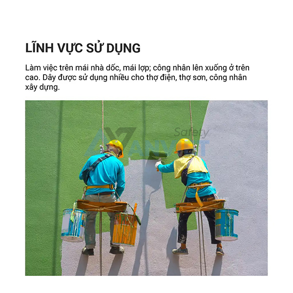 Dây đai bảo hộ làm việc trên cao Kukje được sử dụng nhiều cho thợ điện, thợ sơn, công nhân xây dựng