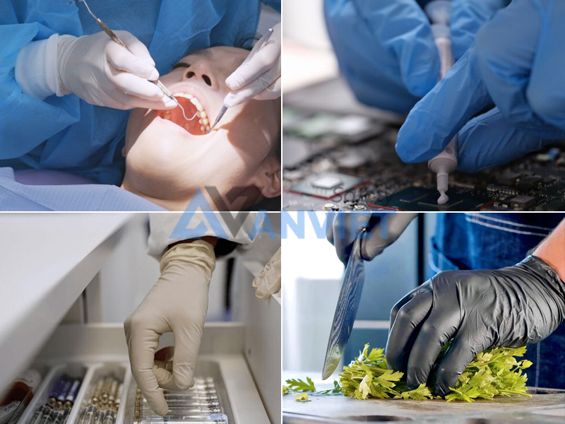 Chọn găng tay Nitrile phù hợp tính chất nghề nghiệp.