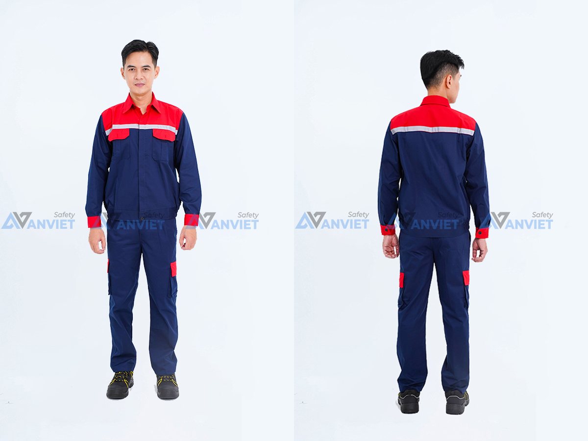 Đồng phục bảo hộ lao động AV08 dành cho kỹ sư, nhân viên kỹ thuật
